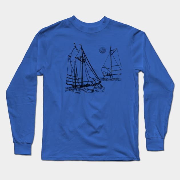 Sailing - Take Me Away Long Sleeve T-Shirt by D_AUGUST_ART_53